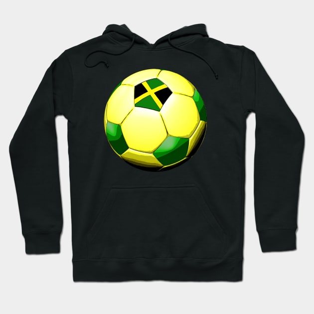 Jamaica Soccer Hoodie by asaiphoto